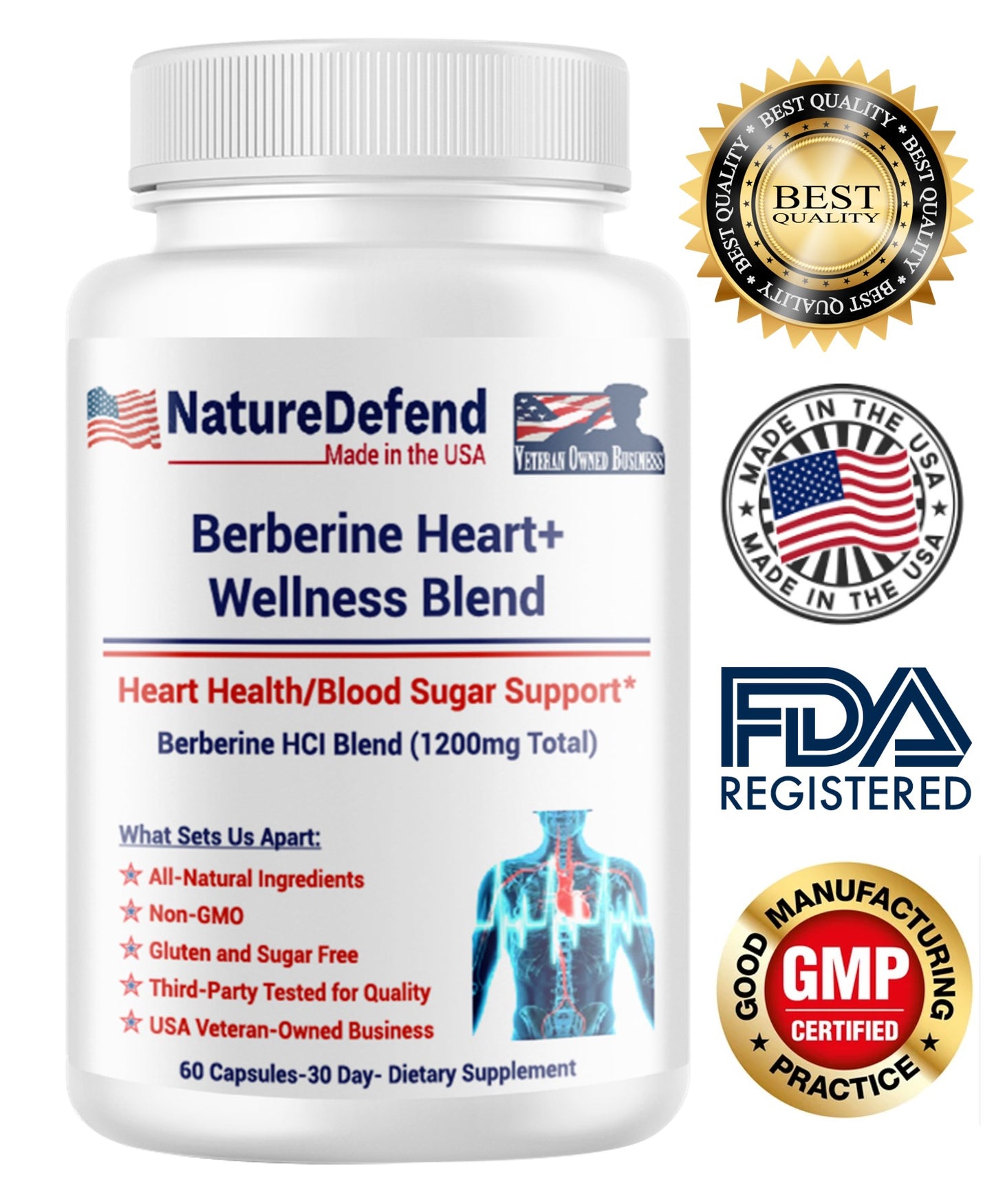 Berberine Heart+ Wellness Blend (NEW!)