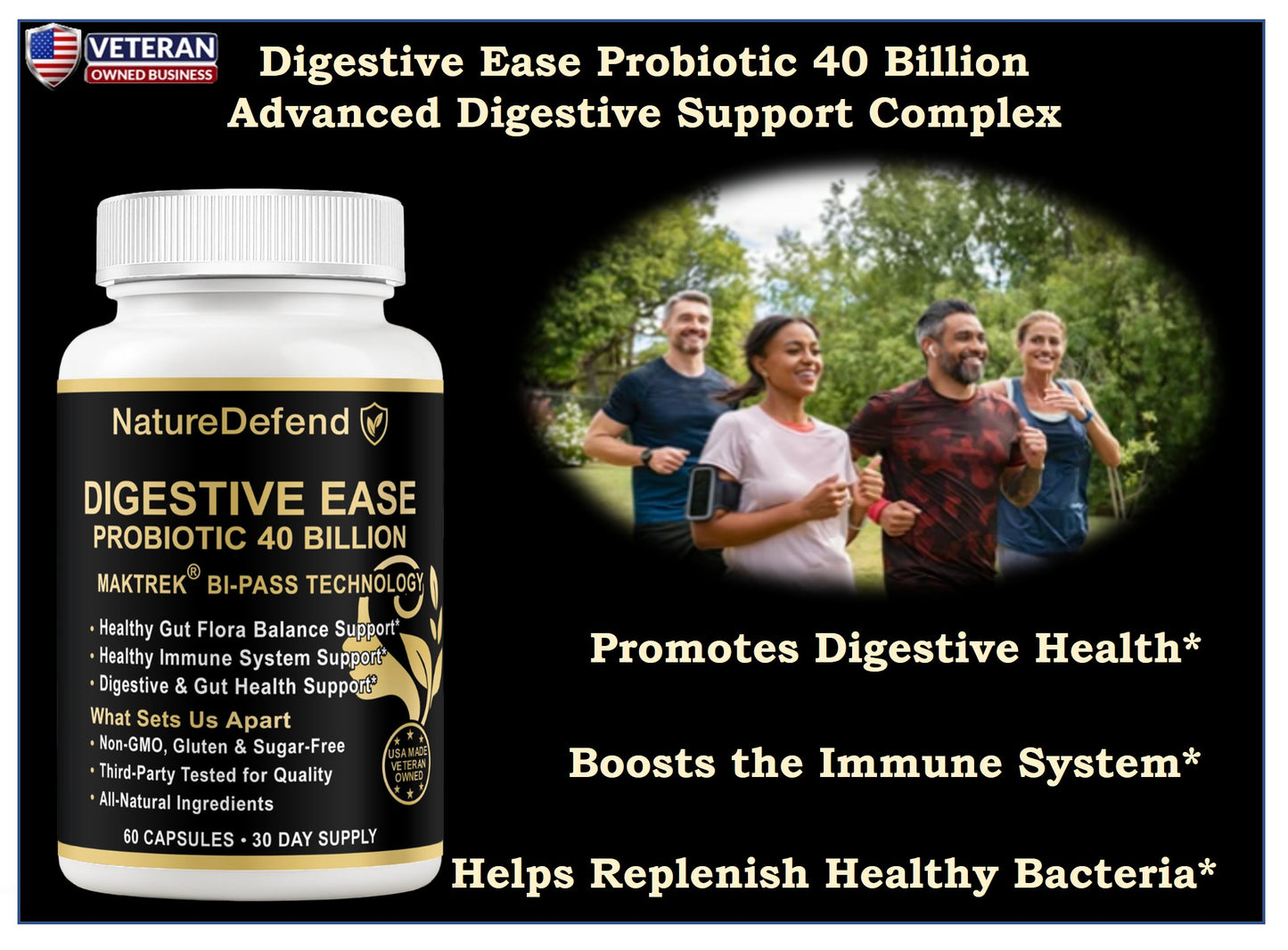 Digestive Ease Probiotic 40 Billion