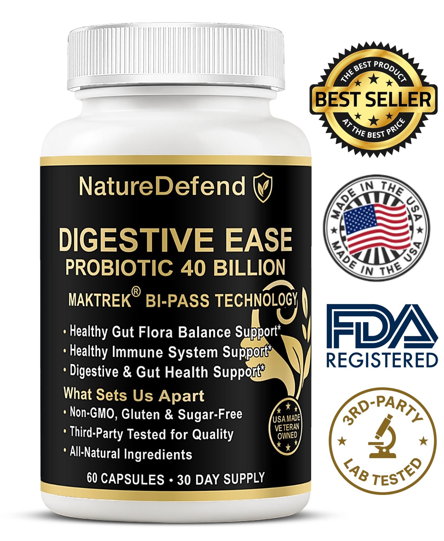 Digestive Ease Probiotic 40 Billion