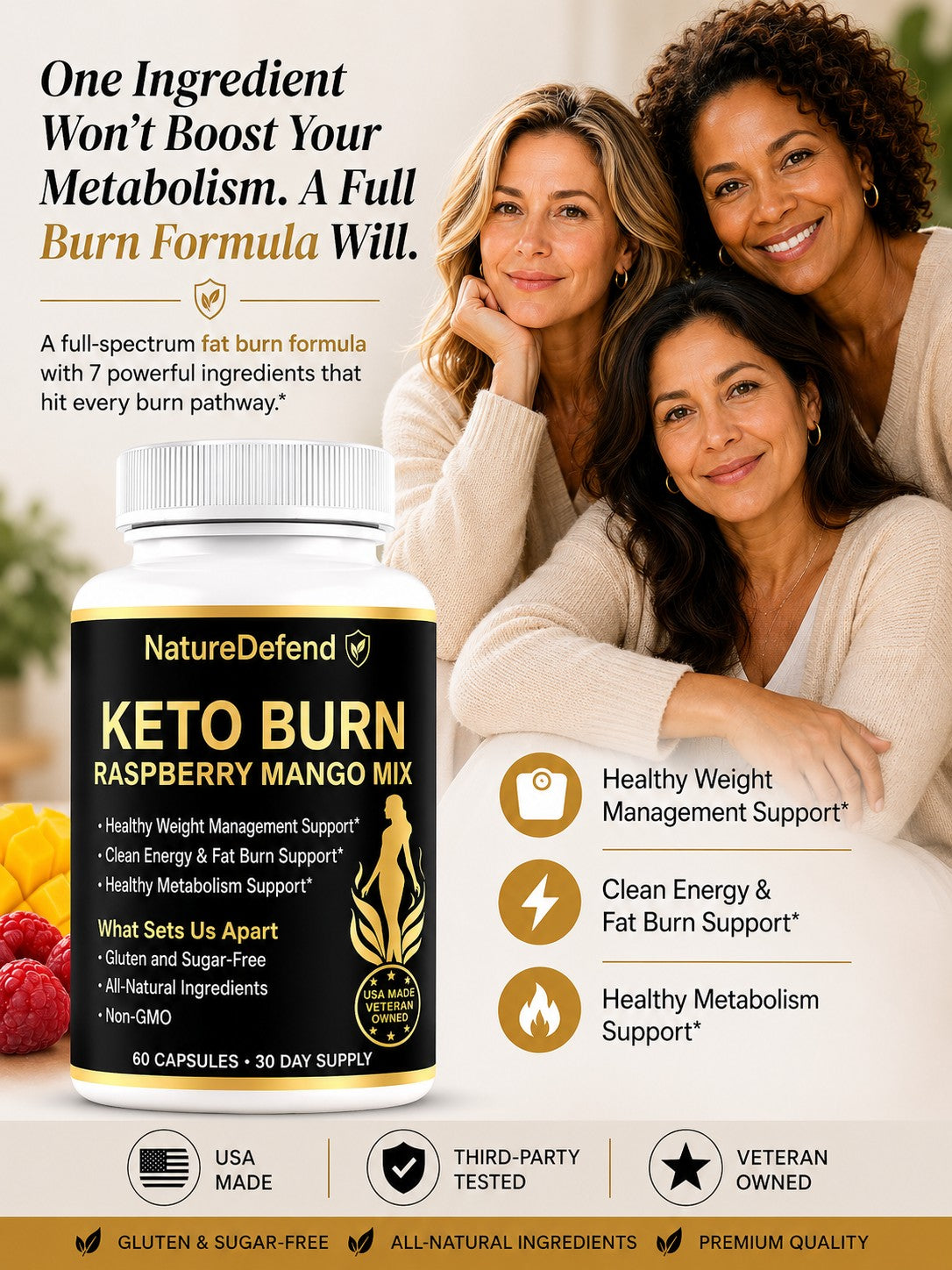 Keto Burn Raspberry Mango Mix