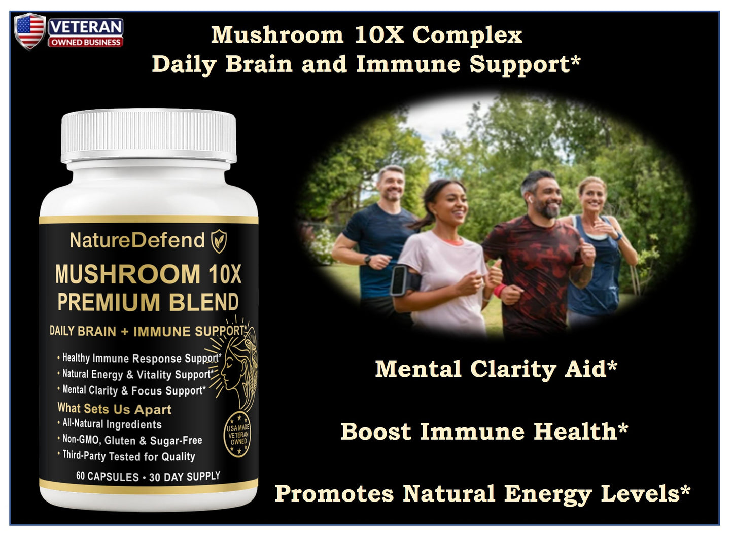 Mushroom 10X (Premium Blend)