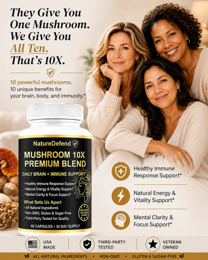 Mushroom 10X (Premium Blend)