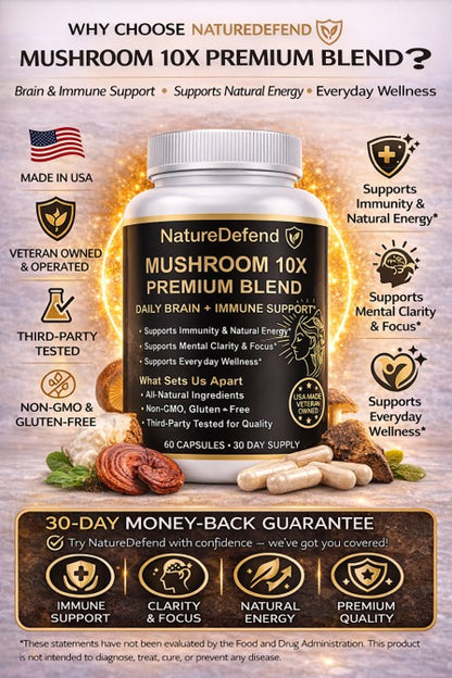 Mushroom 10X (Premium Blend)