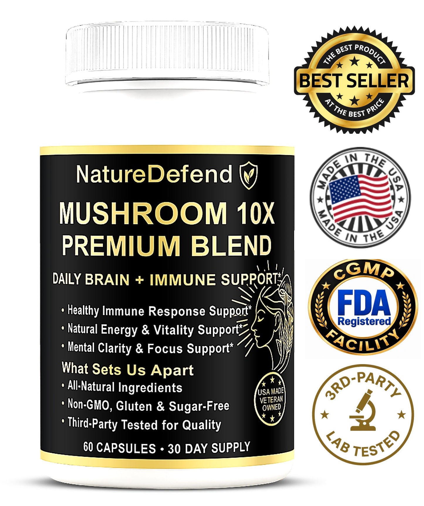 Mushroom 10X (Premium Blend)