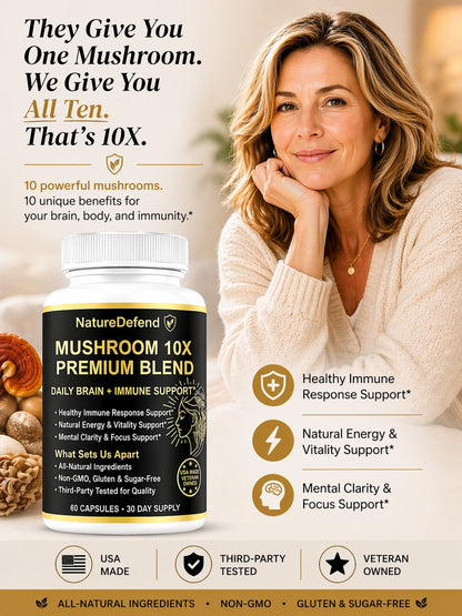 Mushroom 10X (Premium Blend)