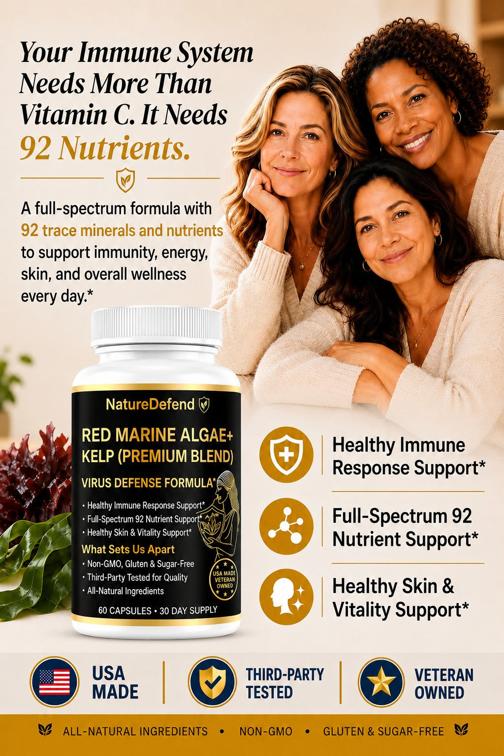 Red Marine Algae+Kelp (Premium Blend)