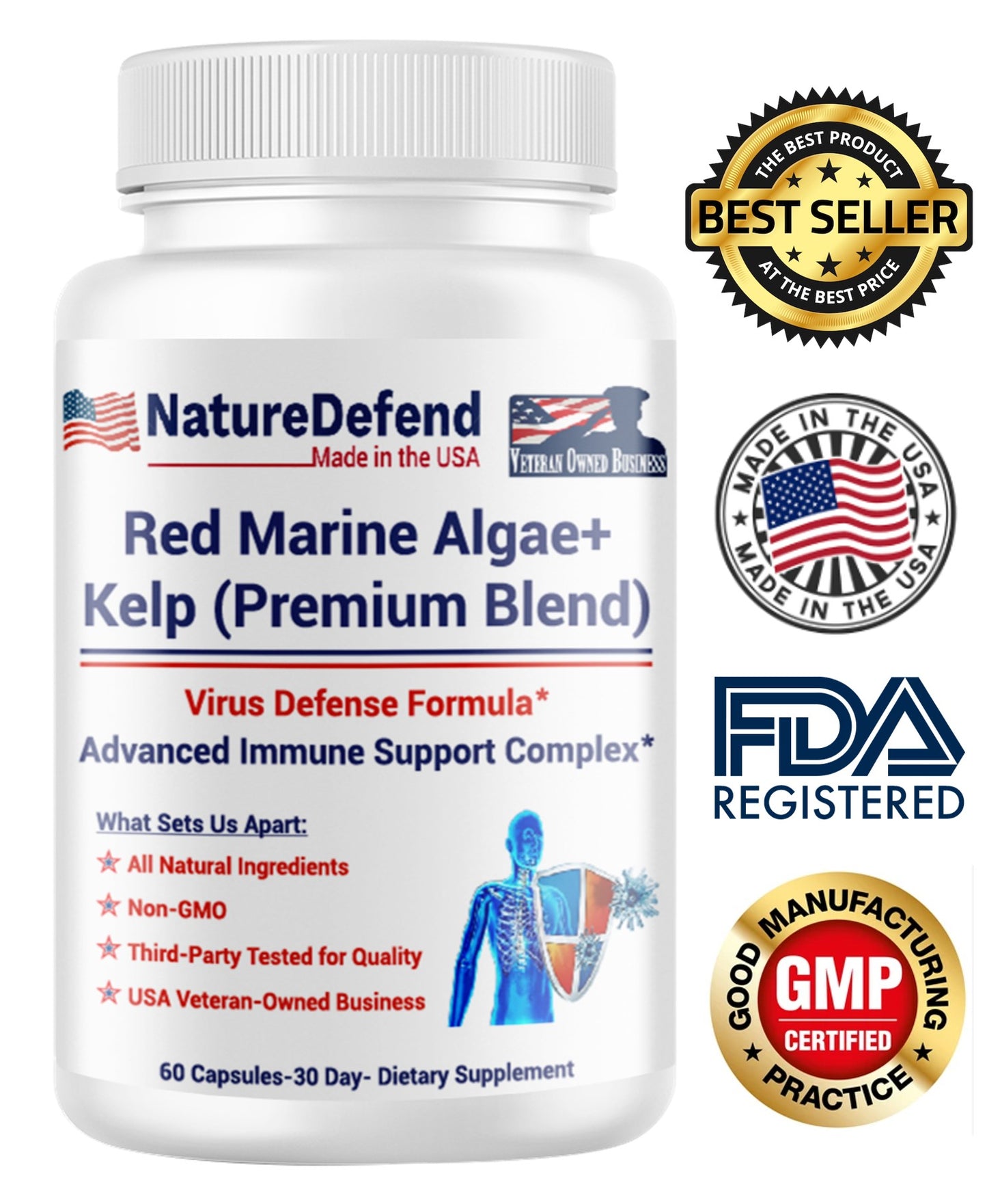 Red Marine Algae+Kelp (Premium Blend)