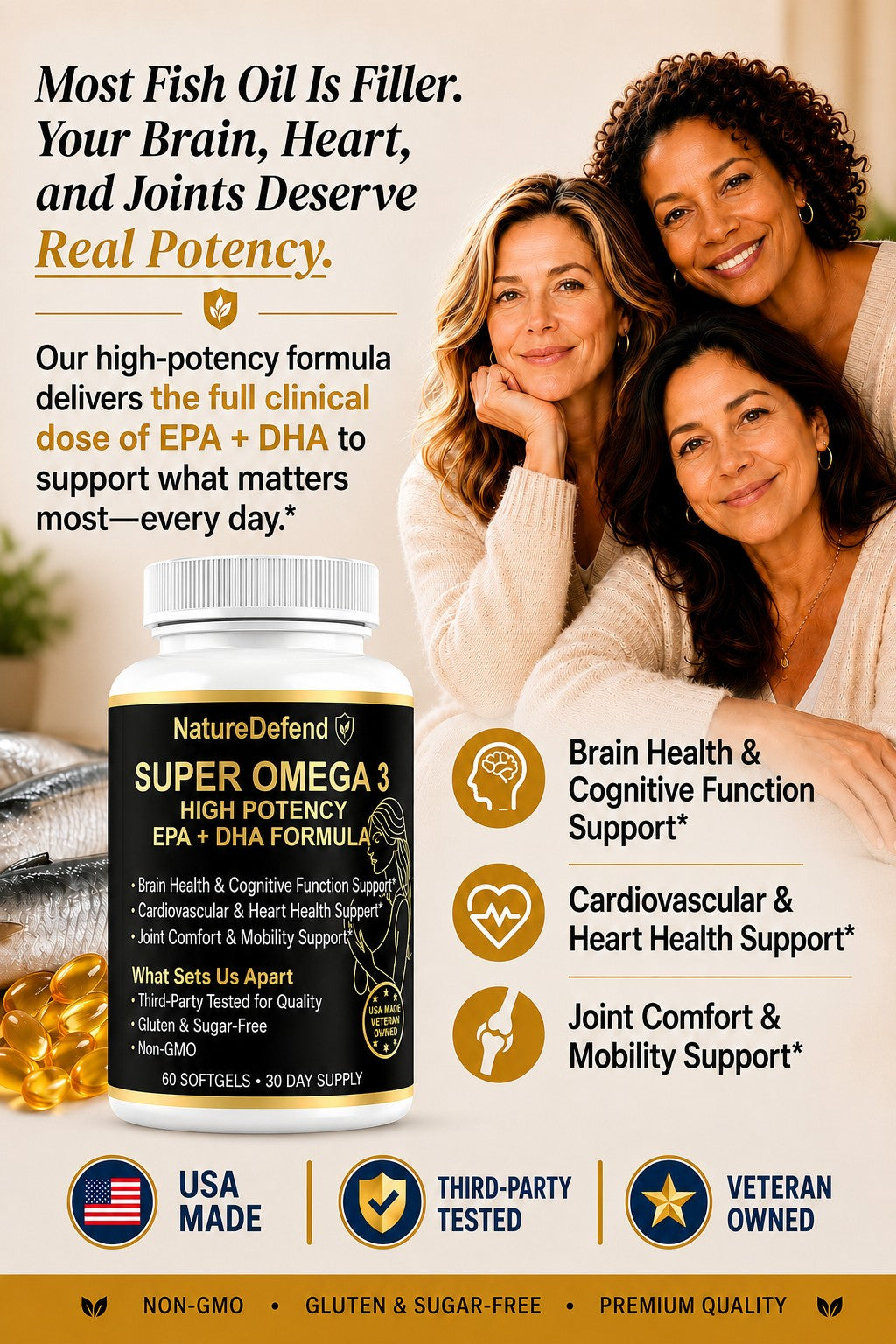Super Omega-3 (With Key EPA + DHA)