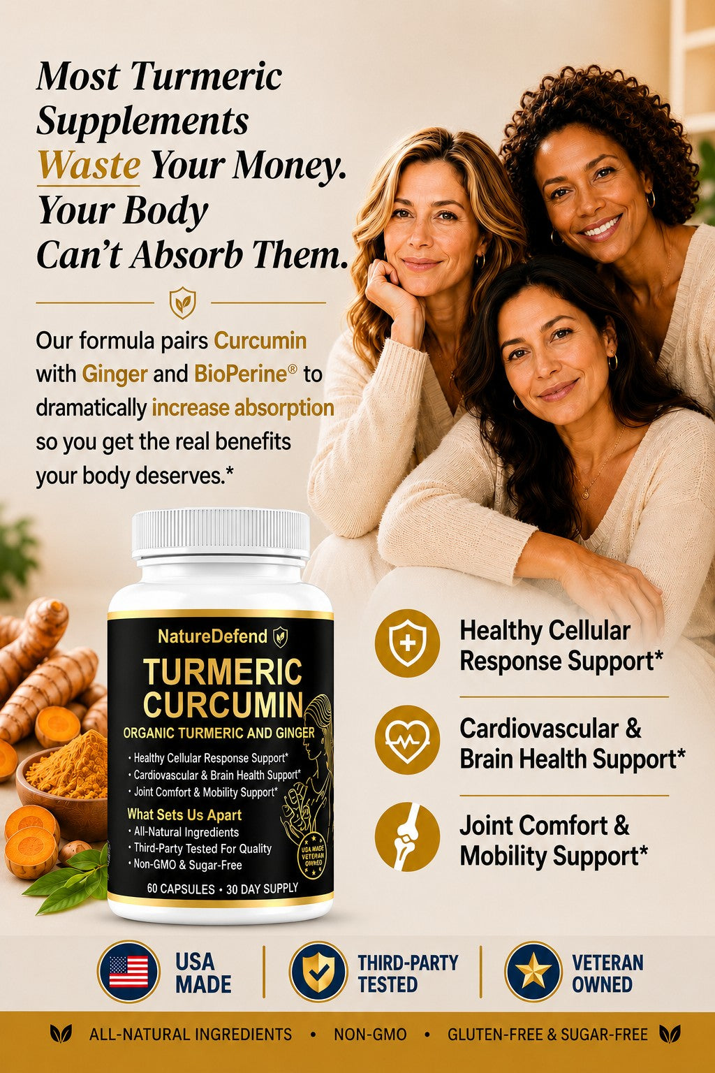 Turmeric Curcumin Plus Ginger