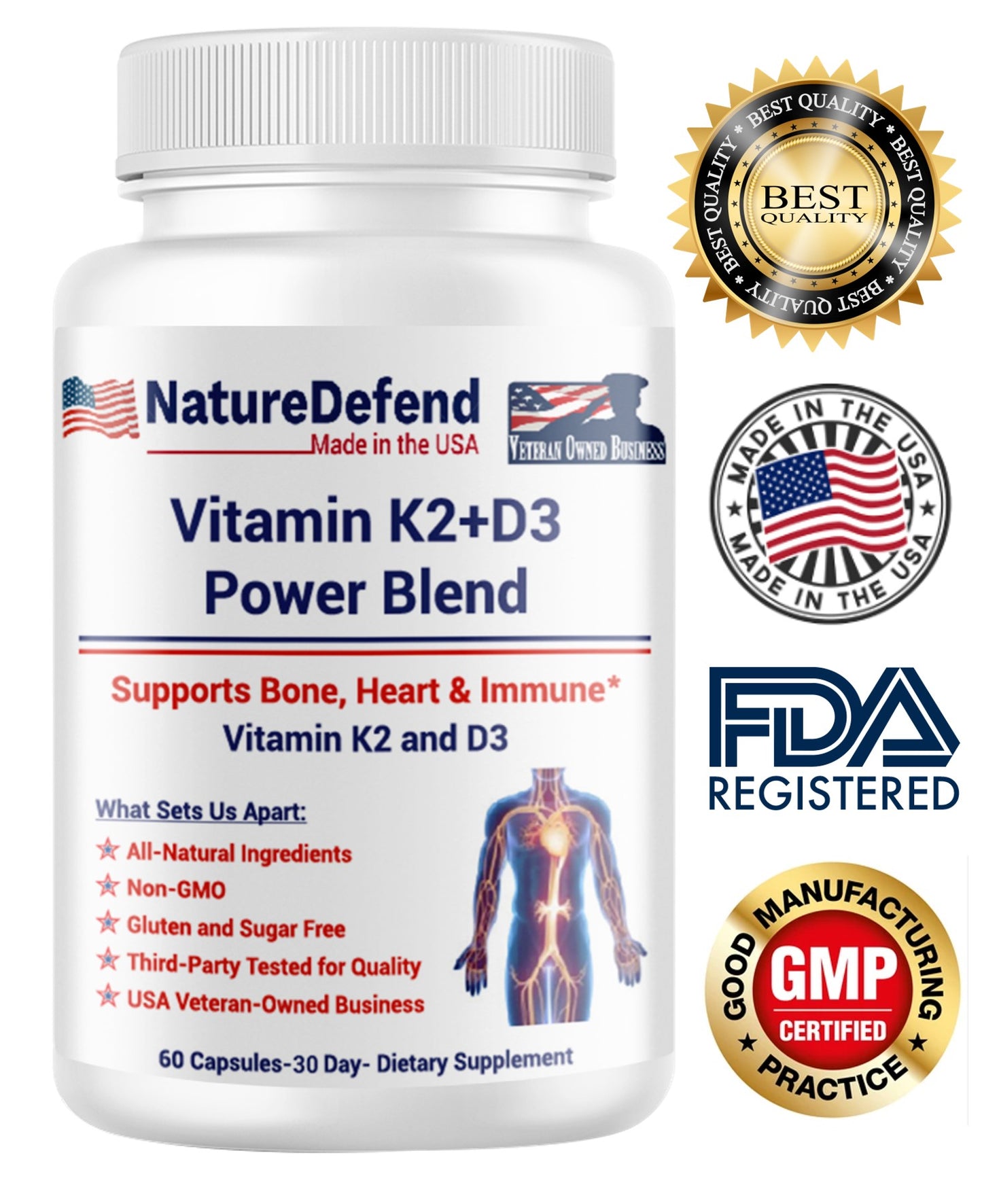 Vitamin K2+D3 Power Blend